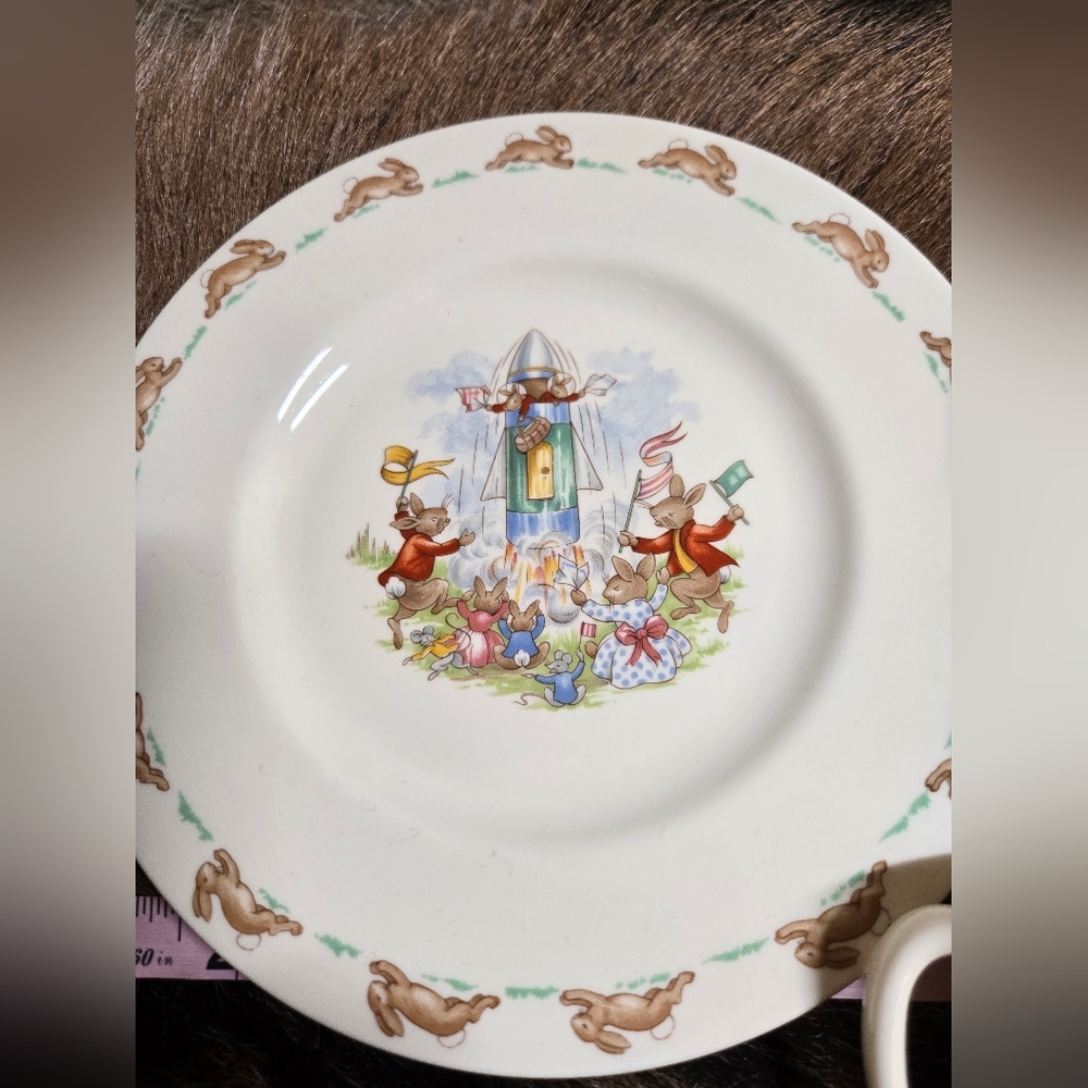Bunnykins By Royal Doulton Childrens Bone China Dish Set Of 3 - Picture 2 of 10